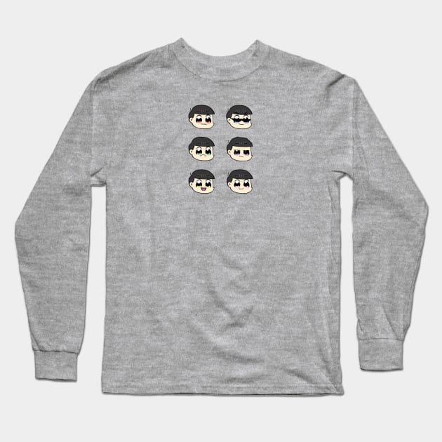 Osomatsu Long Sleeve T-Shirt by ballooonfish